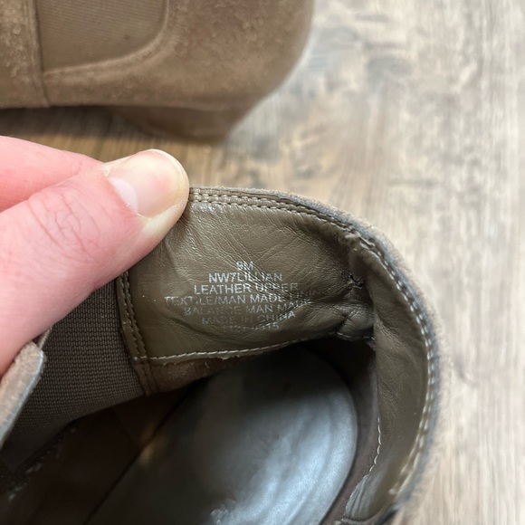 Nine West gray/taupe wedge bootie - Picture 2 of 5